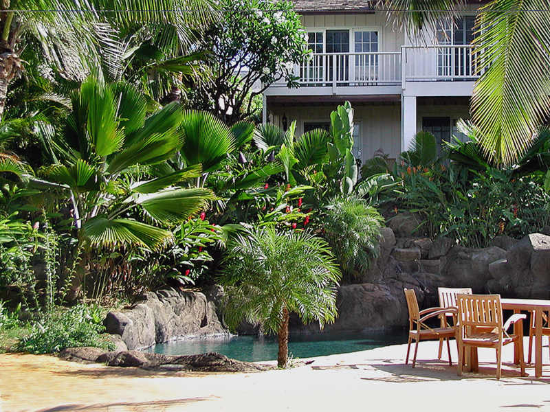 oahu hawaii landscape architects design for resort cabana area